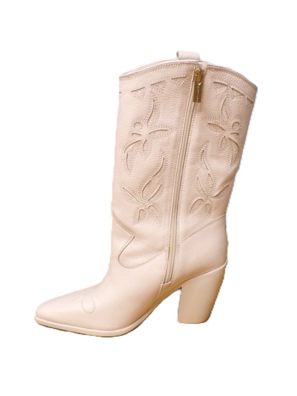 🆕 VINCE CAMUTO Alisah Western Boot 8.5 Off-White - Picture 4 of 9